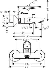  Hansgrohe Logis E 71403000   , , 