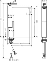  Axor Edge 46030000    ,  280, 