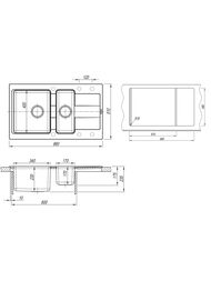 ����� FLORENTINA ����� 860� ���� (860�510�235) 2 ����, � ���� 600�� 21.410.D0860.305