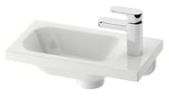 Умывальник RAVAK CHROME 400 R (400х220х120) белый, с отверстием под смеситель справа, без перелива