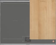 ������������ �������� ������ De Dietrich (650�515) 4 ����, horiZone Chef Tactilium, �����, ����� DPI7698GS