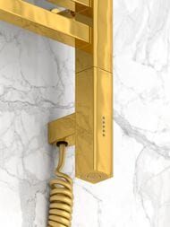 СУНЕРЖА Модус 3.0 Полотенцесушитель 600х400 золото, МЭМ правый 03-5701-6040 — изображение 3