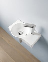 Рукомойник ArtCeram Lavamani Union 430х220х80 белый LML001 01; 00
