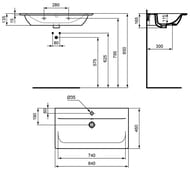  Ideal Standard ProSys +  Lux CONNECT AIR 840460165 R010267+E027901