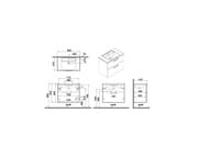 ����� � ��������� Vitra Root 800�470�670 ��, ���������, 2 �����, ����: ����� ��������� 66306