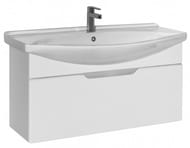 Тумба под умывальник Dreja Laguna 105 (1020х315х500) подвесная, белая 99.0104