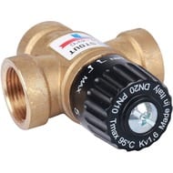 Термостатический смес. клапан STOUT для систем отопления и ГВС 3/4" ВР 20-43°С KV 1,6 м3/ч