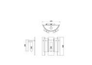 ��������� ���������� Freya Ottimo (������) FR5198WL-01BS, 220/240 V, IP20,������