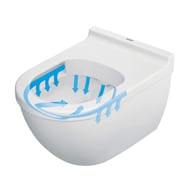 Унитаз подвесной DURAVIT STARCK 3 365х540х375 безободковый, покрытие WonderGliss 25270900001