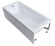 Ванна акриловая Aquanet BRIGHT 170х75 прямоугольная, без гидромассажа 232982
