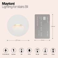 ��������� ��� ������� Maytoni Bil (���) O015SL-L3W3K, 3000� 3�� IP 54, �����