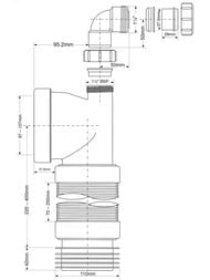   WC McAlpine 90/110  ,  260-540,   40 WC-F11RD