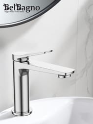 Смеситель для раковины BelBagno UNIQUE-LVM-CRM-W0 107мм, однозахватный, без донного клапана, хром — изображение 5