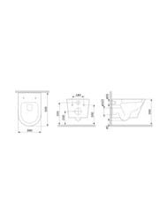 ������ ��������� AM.PM Sense 360�500�390��, ������������, � �������� ��������� C741701SC