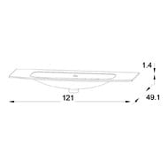 - Jacob Delafon Nona EB1882RU-00 120 , 1 ,  ,  