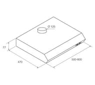 ������� JETAIR Light WH/F/50 (500�470�77) 350 �3/�, 53 ��, ����� PRF0094427B