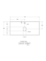 ���������� BelBagno (1016x468�10) ������������,� ���. ��� ���������, Granito KEP-100-GRN