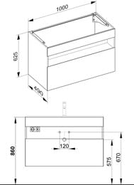    Keuco Stageline 1000490625 , ,1 , . 32872290100