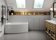 Ванна акриловая VAGNERPLAST VERONELA OFFSET 160 L (1600х1050х450) угловая, левая VPBA160VEA3LX-04