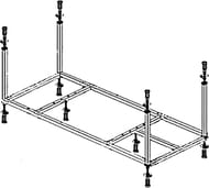 ������ ��� ����� CEZARES PLANE 200x90 ������������� PLANE-200-90-MF-R