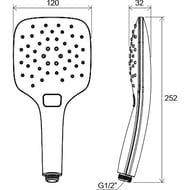 ������� ����� RAVAK AIR 958.20 � 3 ���������, ������� 120��, ���� ������ X07P569