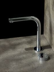 Смеситель Boheme Tech 158-CR для раковины, на 2 отверстия, автоматический, хром