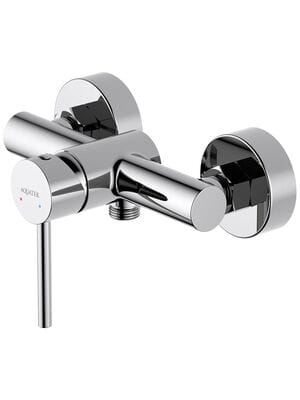 Смеситель для душа Aquatek Европа AQ1360CR настенный, однозахватный, без излива, цвет: хром
