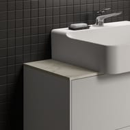 ���������� ��� ����� 80 Ideal Standard CONCA (800x373x6) ������������, �alacatta marble T4345DH