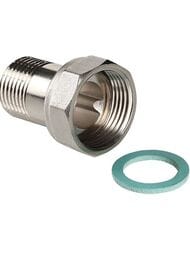 Полусгон VALTEC 3/4"В х 3/4"Н прямой с накидной гайкой, VTr.613.N.0505