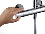 Душевая система Hansgrohe Vernis Shape 26286000 смеситель термостат, верхний/ручной душ, хром