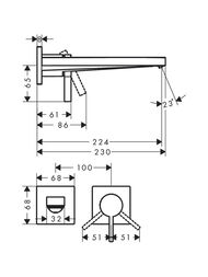  Hansgrohe Tecturis E  , ,   73051140