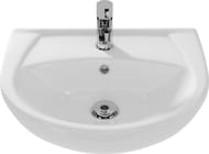 Раковина Cersanit ERICA (540х445х205) полувстраиваемая, белая S-UM-ERI55/1-w