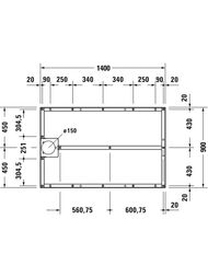     Duravit Stonetto 1400900 791110000000000