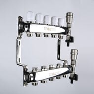 Коллекторная группа VALTEC  3 выхода, 1"х3/4" без расходомеров, нержавеющая сталь VTc.588.EMNX.0603