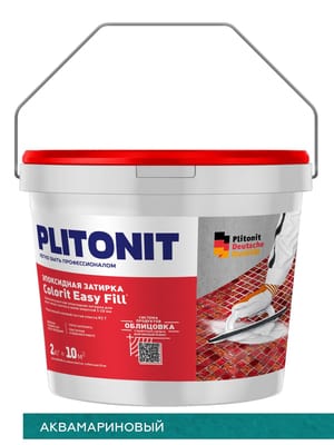 Затирка эпоксидная PLITONIT Colorit EasyFill  аквамариновый, 2 кг