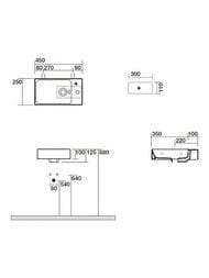 �������� Kerasan Cento 353701R*1 250�450��,���������, � ���������� ��� ��������� ������, �����