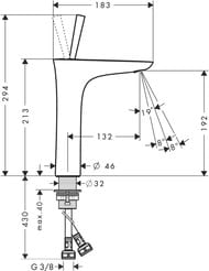 ������! ��������� Hansgrohe PuraVida 15081000 ��� �����������, �����������., ����. �����, ����