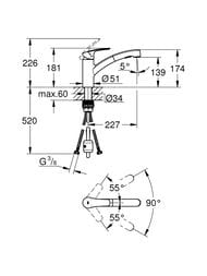��������� Grohe Eurosmart 30305001 ��� �����, ������, ��������� �����, ������������, ����