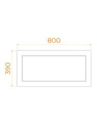 ������ ��� ������� RGW NB/CL-S (800�390) �������, ABS-�������, ����� 16230912-80b