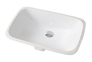Раковина встраиваемая ArtCeram Nettuno 565х385х200, без отв. под смес.,белая NTL0010100