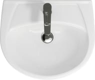 Раковина Cersanit ERICA (540х445х205) полувстраиваемая, белая S-UM-ERI55/1-w
