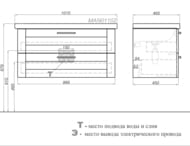 ����� ��� ���������� Aqwella Manchester (1010x540x460) ���������, ����� � ������� MAN01102