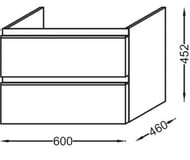    Jacob Delafon VOX (600460452) , 2 ,  .  EB2030-RA-G1C