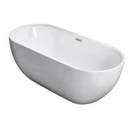 Ванна акриловая Aquanet DELIGHT 170х78х60 отдельностоящая, без гидромассажа, click-clack 208600