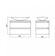 ����� � ��������� BAND HOURS Santorini (800�500�635) ���������, ����� ��������/������� San800.91