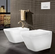 Биде подвесное Villeroy & Boch Finion 4465 00 R1 (375х560) отверстие под смеситель, перелив