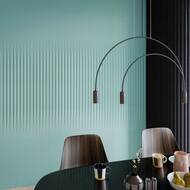 Плитка настенная Wow Stripes Liso XL Teal (75х300) бирюзовая 123817  (кв.м.)