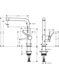 Hansgrohe Talis M54   270 1jet   72840670