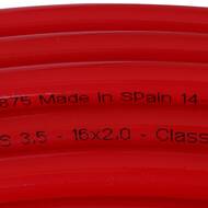 Труба STOUT PEX-A 16х2,0 из сшитого полиэтилена с кислородным слоем, красная, бухта 500 м SPX-0002-501620