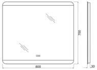  BelBagno (800x30x700)      SPC-CEZ-800-700-LED-TCH